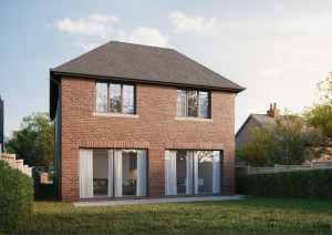 cgi of a detached family home for sale in poynton from henderson homes